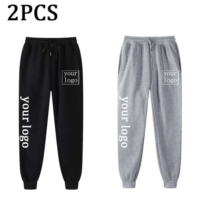 Your Own Design Custom Pants Men Women Brand /Picture Text DIY Long Pants Fashion Casual Couple Trousers Jogging Sweatpant X2503191
