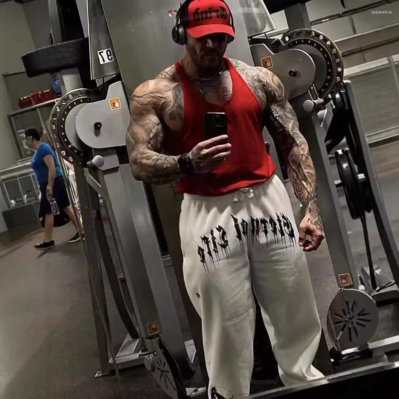 Mens Pants Graphic Print Men Drawstring Sweatpants Hiphop Women Winter Fashion Streetwear Clothing