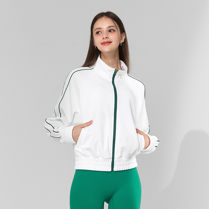 A637 Stand-up Collar Jacket Loose and Simple Coat Sports Golf Tennis Jackets