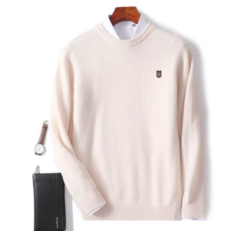 2023 Hot Cashmere Blended Sweater O-neck Pullovers Mens Knitted Shirt Korean Homme Hiver Tops casaco de malha homemXJ241216