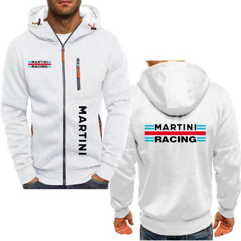 Martini Racing 2024 Mens Racing Suit Jacket Long Sleeves Casual cotton Mens Hoodies Sweatshirts Print Clothing Comfortable Top X241216