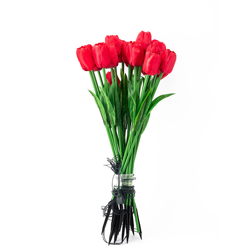 Realistic LED Tulips Lawn Lights for Garden Pathways and Street Lighting