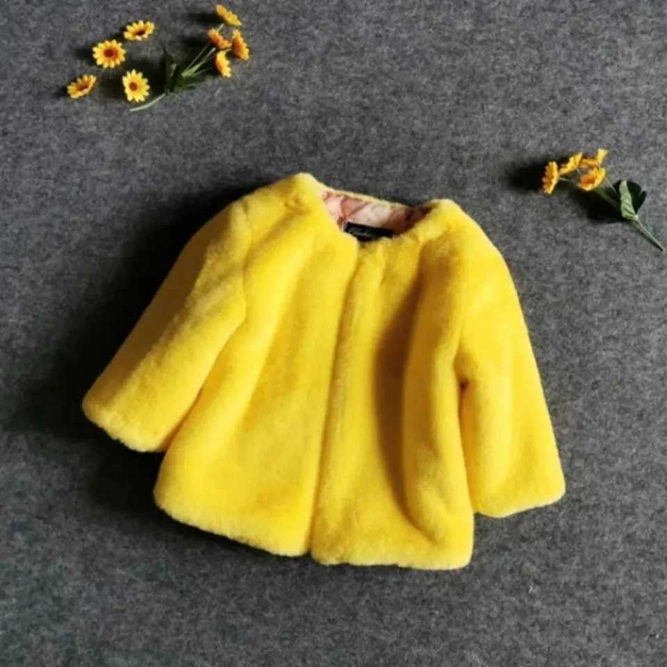 Children Fur Coat Girls And Boys Winter Jacket Toddlers Clothing Baby Faux Fur Coat Windbreakers Kids Outwear Coat Fashion 2021XJ241214