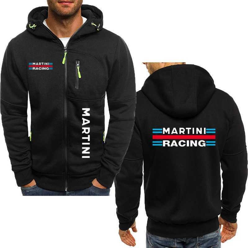 Martini Racing 2024 Mens Racing Suit Jacket Long Sleeves Casual cotton Mens Hoodies Sweatshirts Print Clothing Comfortable Top X241216