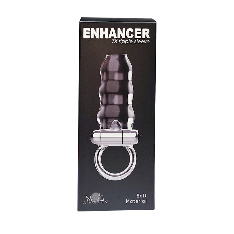 Afra men's sexual desire growth and thickening sleeve thread sleeve pencil sleeve men sex toy