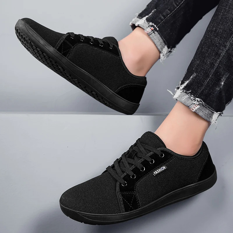 YRZL Men Wide Barefoot Shoes for Unisex Outdoor Womens Running Zero Drop Casual Sneakers Minimalist Shoes Men 241213