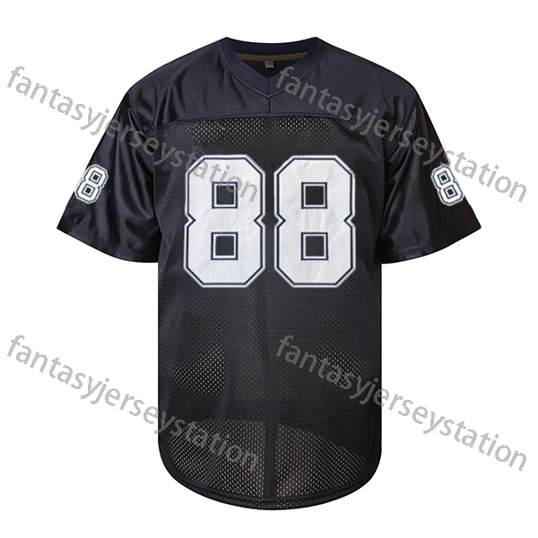 IN STOCK Men's #88 LAMB Embroidered Polyester Football Jersey, V-Neck Short Sleeve Sports Top, Loose Fit for Soccer, Cycling, Everyday & Athletic