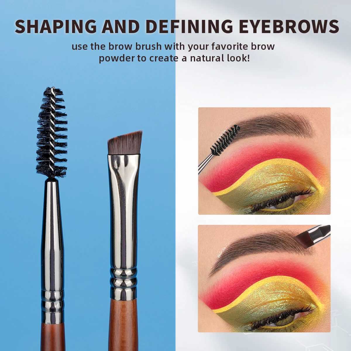 OVW makeup brush set 24 pieces of natural goat hair powder foundation make-up contour mixing eye shadow eyeliner makeup tool maquillaje