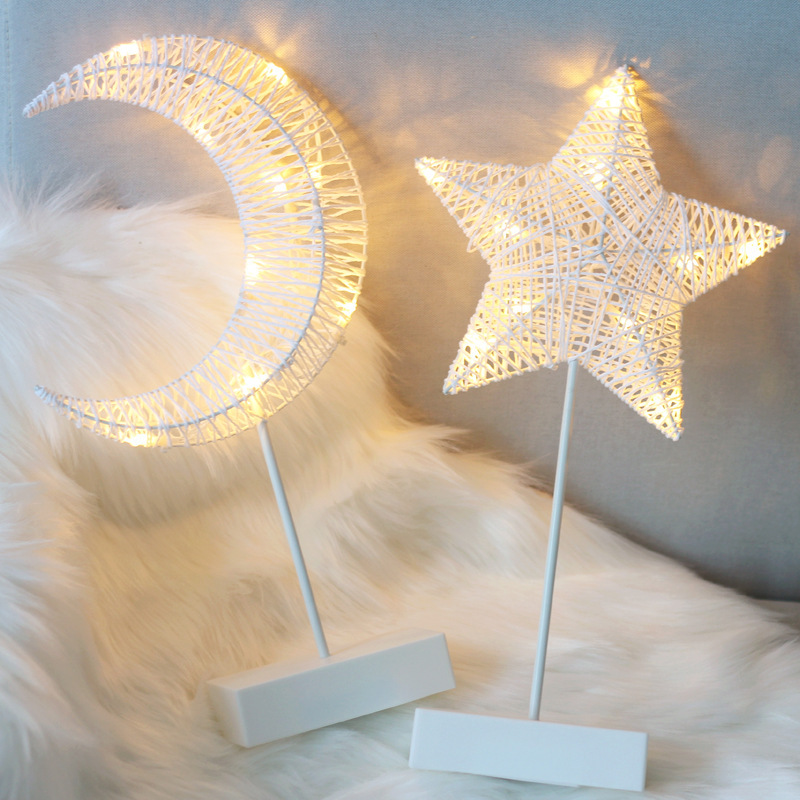 Festive Hollow Design LED Fairy Lights with Stars - Ideal for Holiday Celebrations