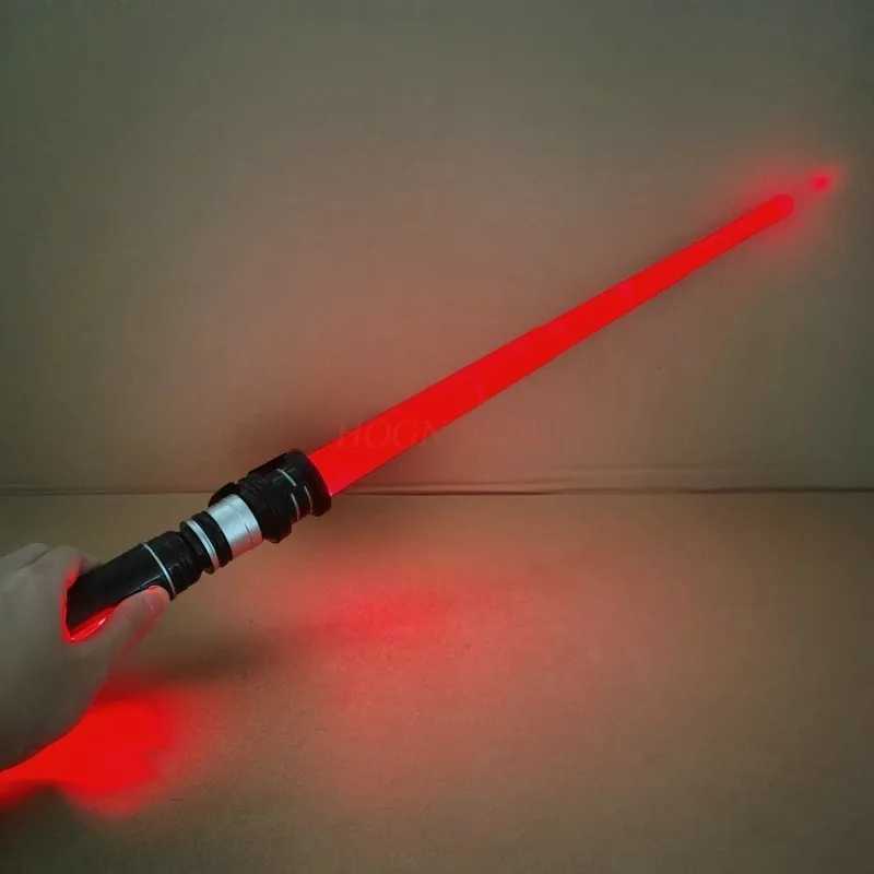 Light sword new telescope Lightsaber toy role-playing glowing music star laser toy sword childrens toy boy gift X241217