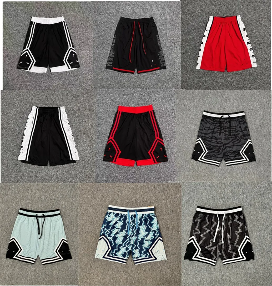 Usa youth basketball shorts mens summer outdoor running fitness knee-length sports pants short mesh man 3xl