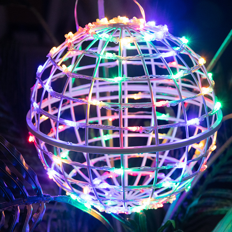 LED Garden Globe Lights from Factory - Outdoor Ornamental Tree Hangings with Dynamic Color Display