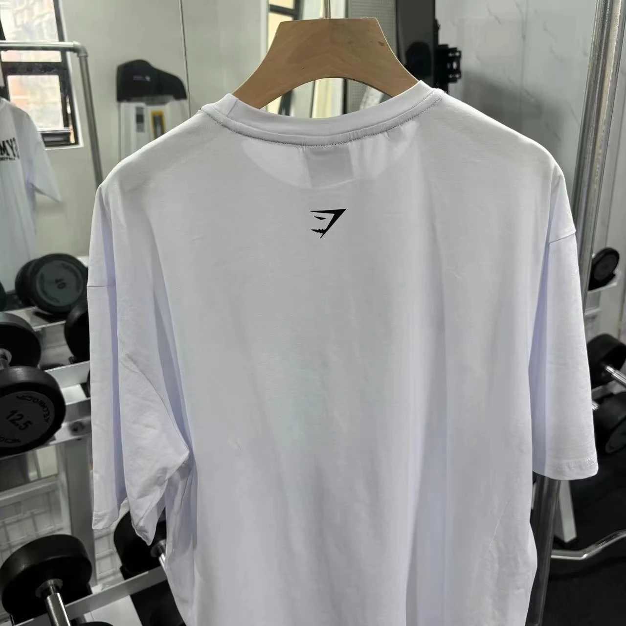Women's T-Shirt Womens 2025 Summer Gym Cotton Men Women Muscular Graphic Fashion Casual Short Slve Strtwear Classic Print New Arrival Y241212H6IJ