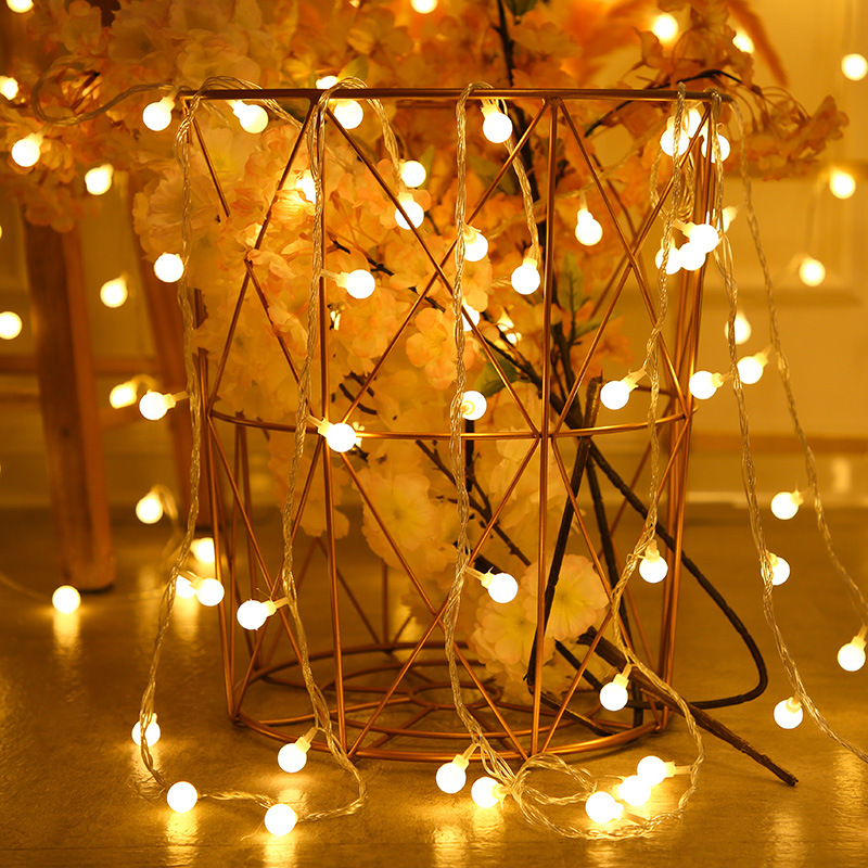 LED Decorative Light String for Camping Tent - Colorful LED Globe Lights for Outdoor Setup