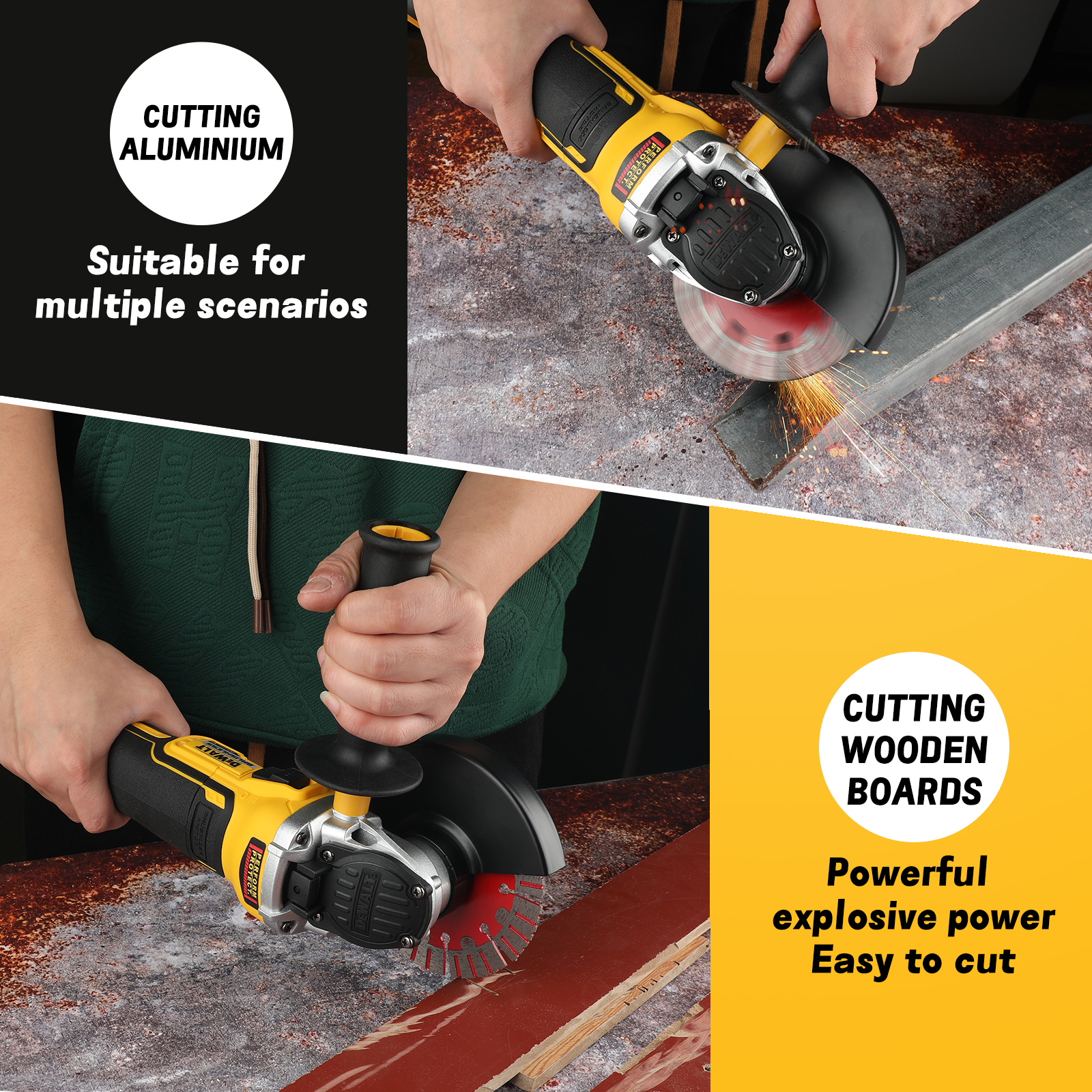 Dewalt DCG405NT 125mm Grinder Grinder Tool Wireless 20V Power Tools Electric Grinder Angle Grinder Brushless Sander Angle Cutt (only tool)