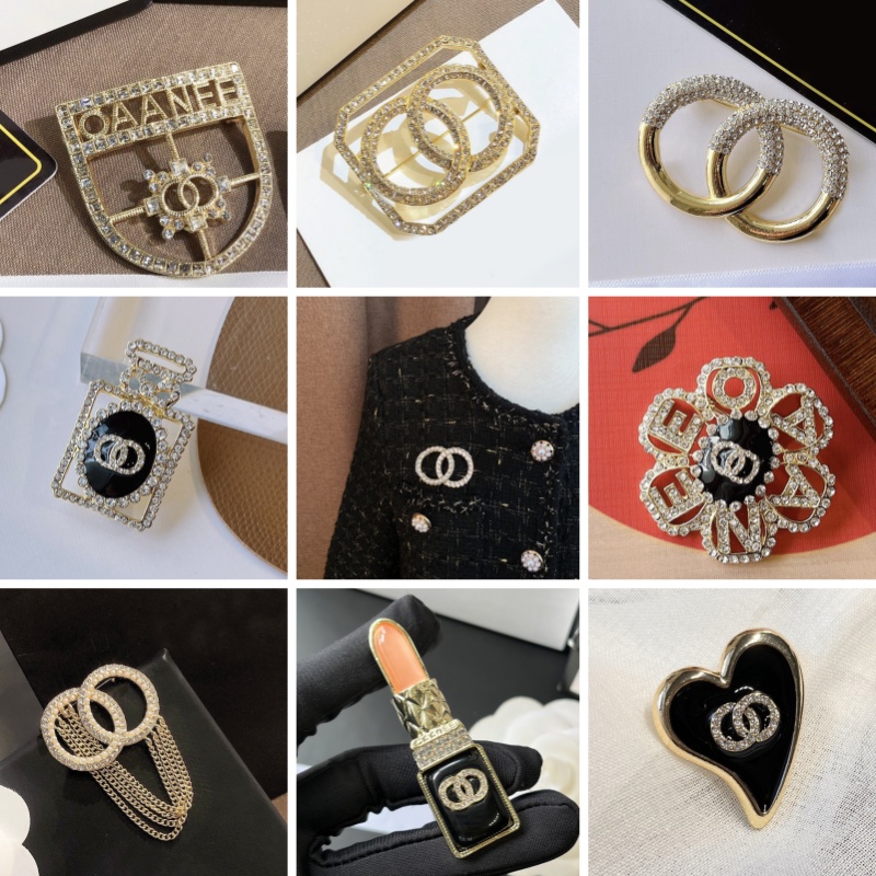 Designer Brooch Jewelry Diamond Gold Silver Stainless steel Pins Brooch Luxury Romantic Couple Versatile Brooches Wedding Party Lover Gifts Fashion Accessory