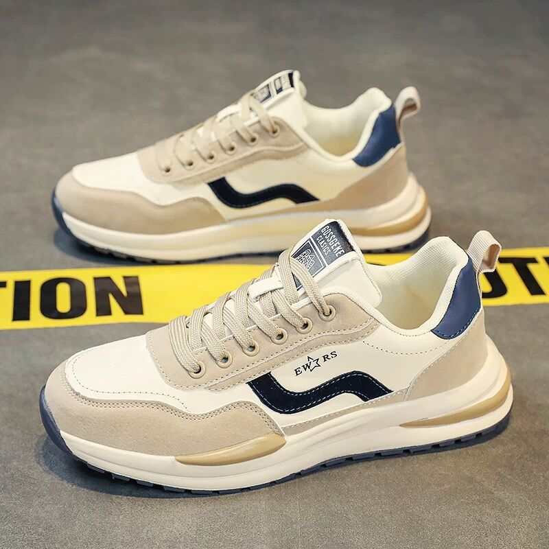 2025 New Free Shipping Designer shoes For Mens Casual Shoes Beige Grey Height increasing sports and leisure sport shoes