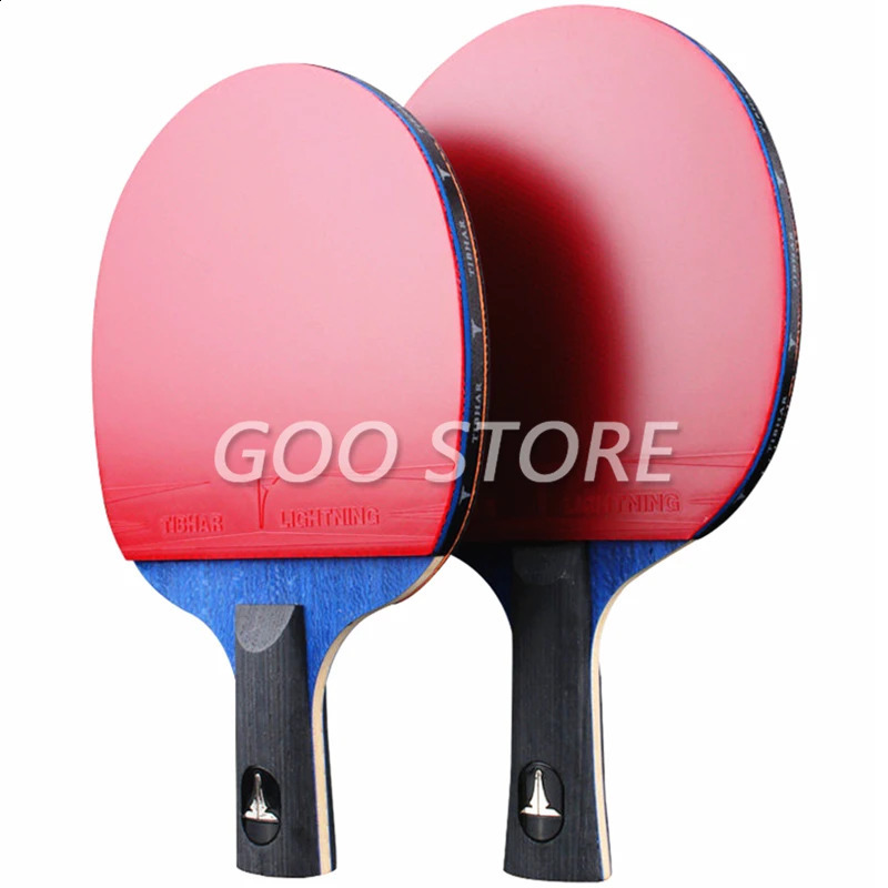 TIBHAR Table Tennis Racket 6/7/8/9 Stars All-round Pipmles in Ping Pong Rackets Blade with Sponge 241216