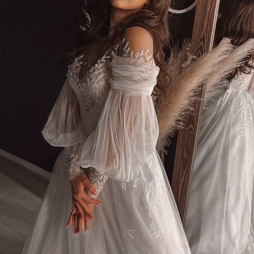 Crystals Beaded Wedding Dresses Cathedral Lace Appliqued Bridal Gowns Plus Size Empire Ball Robe De Mariage Weddings Gown 01 6660312