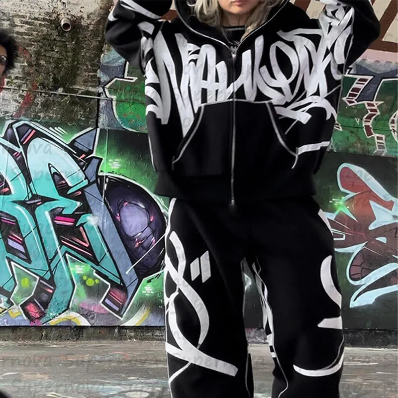 Mens and womens Y2K retro hoodies personalized printed hoodies high-quality text sportswear fashionable sportswear 241213