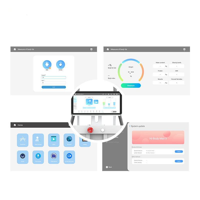 Electrical Muscle Stimulation (EMS) Slimming Machine EMS machine body slimming CE Certificate Video manual