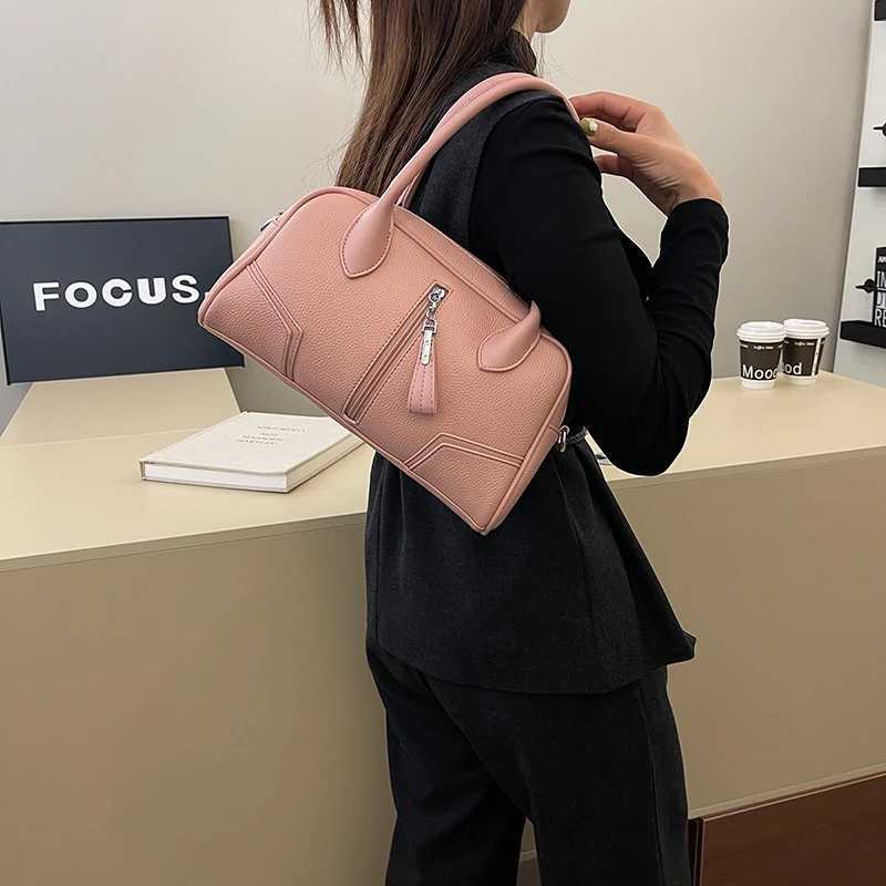 Brand Bost Bag Wen Designer Handbag Underarm Bag For Wen Solid Color Pu Leather Shoder Crossbody Bag Fem Briefcase Z250210