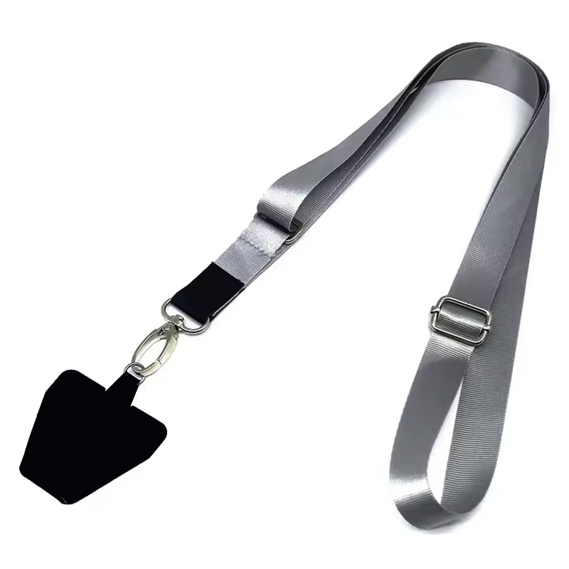 Manufacturer Custom Logo Fashion Universal Adjustable Crossbody Neck Wrist Wear Mobile Phone Lanyard Nylon Lanyards For Cellphones
