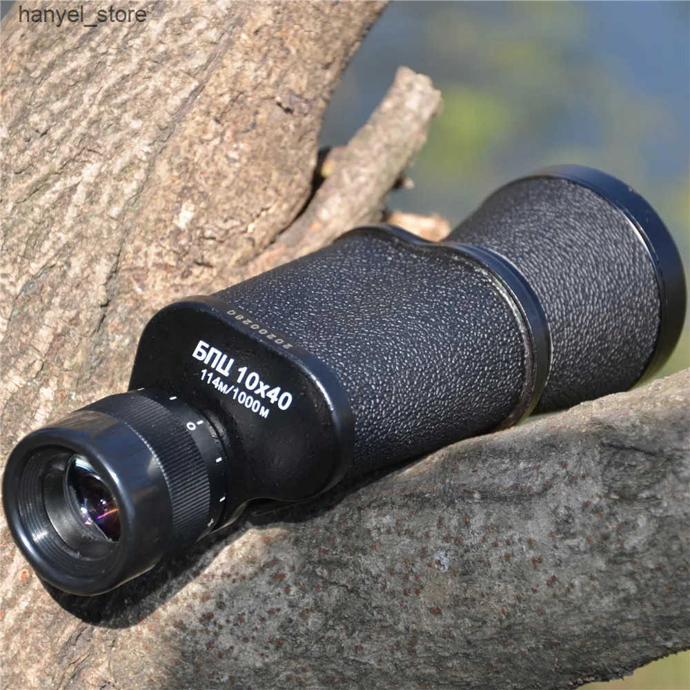 Telescopes 8x30 10x40 12x45 Russian Optic Monocular Binoculars BAIGISH Series High Magnification Pocket All Metal Telescope L240910