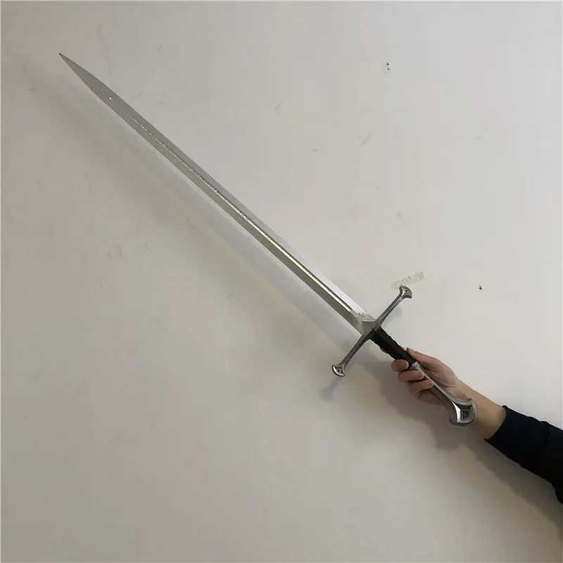 104cm The Same Nasir Sword In The Movie Devil Sword House Stark of Winterfell Aragon Cos Props Pu Sword toys X241217