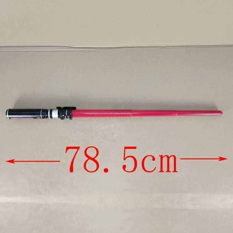 Light sword new telescope Lightsaber toy role-playing glowing music star laser toy sword childrens toy boy gift X241217