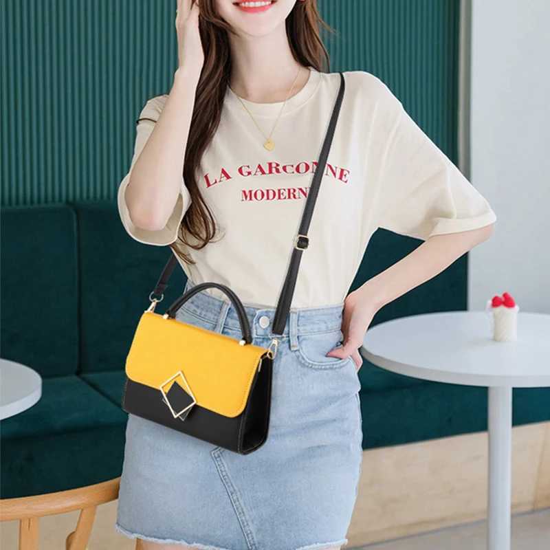Women Small Handbag Luxury Messenger Bag High Quality PU Leather Shoulder Bag Ladies Lock Design Crossbody Bags Female Bags Y250607