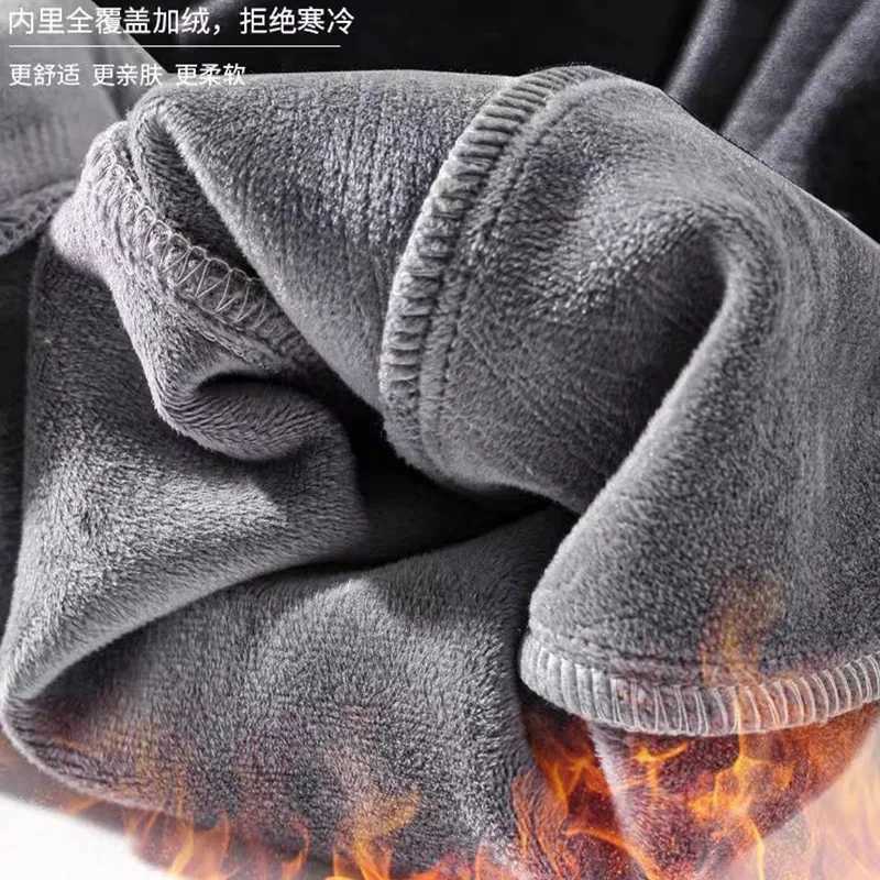 High Quality Autumn and winter oversized mens loose casual patch work Corduroy harem pants Hombre trend fashion add velvet sports pants mens Trouser T