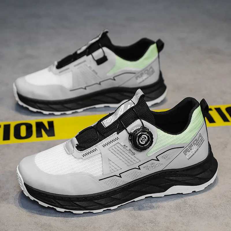 Men Casual Sneakers 2025 Autumn New Men Luxury Fashion Running Shoes Twist Buckle Non-slip Breathable Outdoor Sport Casual ShoesC250304