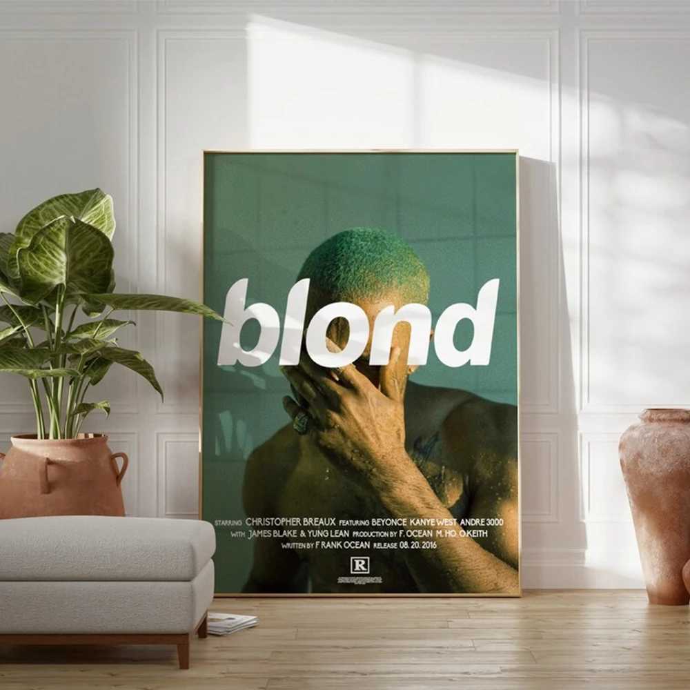 Modern Blond Frank Ocean Hypebeast Rap Fashion Album Wall Art Canvas Painting Posters For Living Room Home DecorXJ2411216