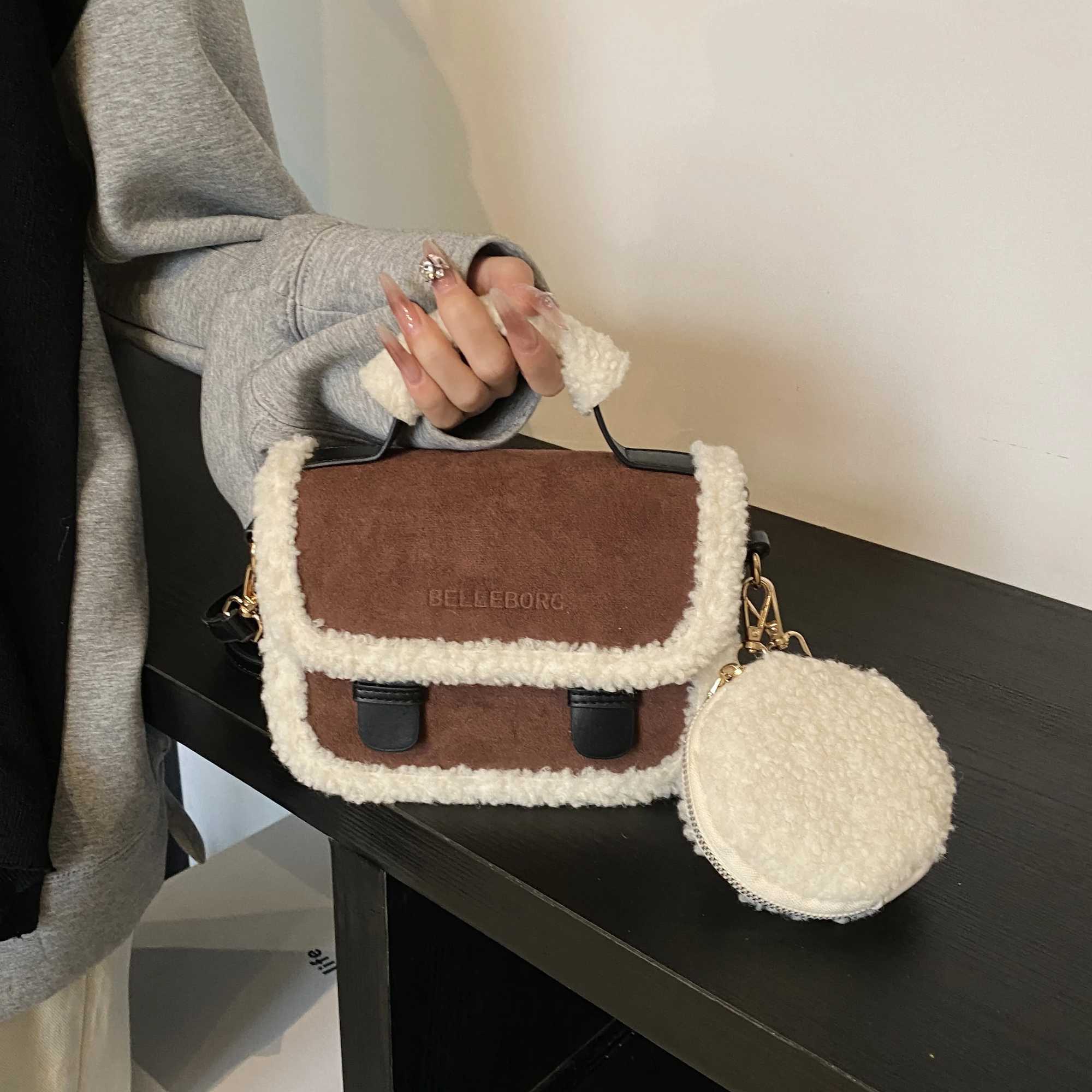 New frozen cross shaped bags high-end and niche handbags for 2024 Y241216