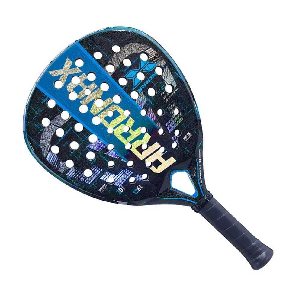 New Pala Padel tennis racket soft surface carbon fiber lightweight and fashionable EVA sports racket outdoor equipmentW241217
