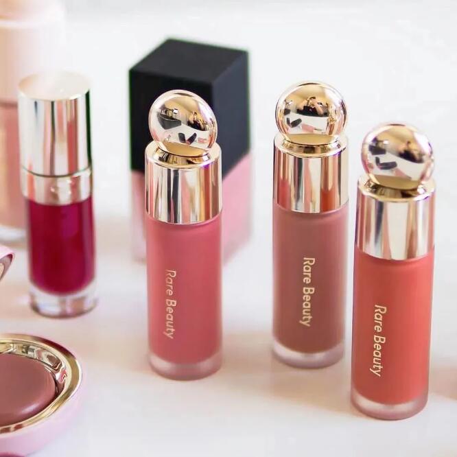 Beauty 2Pcs Rare Selena Soft Pinch Liquid Blush 7.5Ml Lipgloss Face Cheek Makeup 1 Long Lasting Matte Blusher Cosmetics JOY WORTH GRATEFUL LUCKY VIRTU