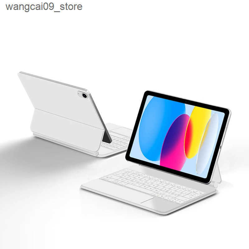 Keyboards Magic Keyboard For iPad 10 10th Generation 10.9 inch 2022 2023 2024 ipad10 Smart Folio Case Backlight Multi-touch Magnetic Cover J241218