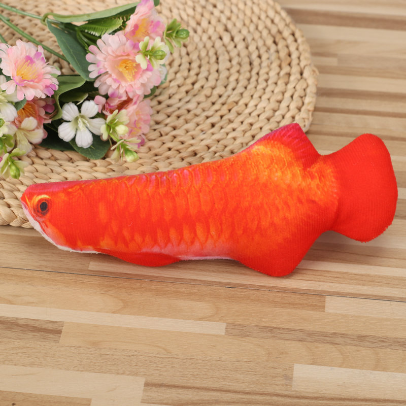 Update 2025 New Supplies, Simulated Pet Fish Teasing Cats To Grind And Bite, Plush Fish, Caip, Cat Toys, Wholesale Free Shipping