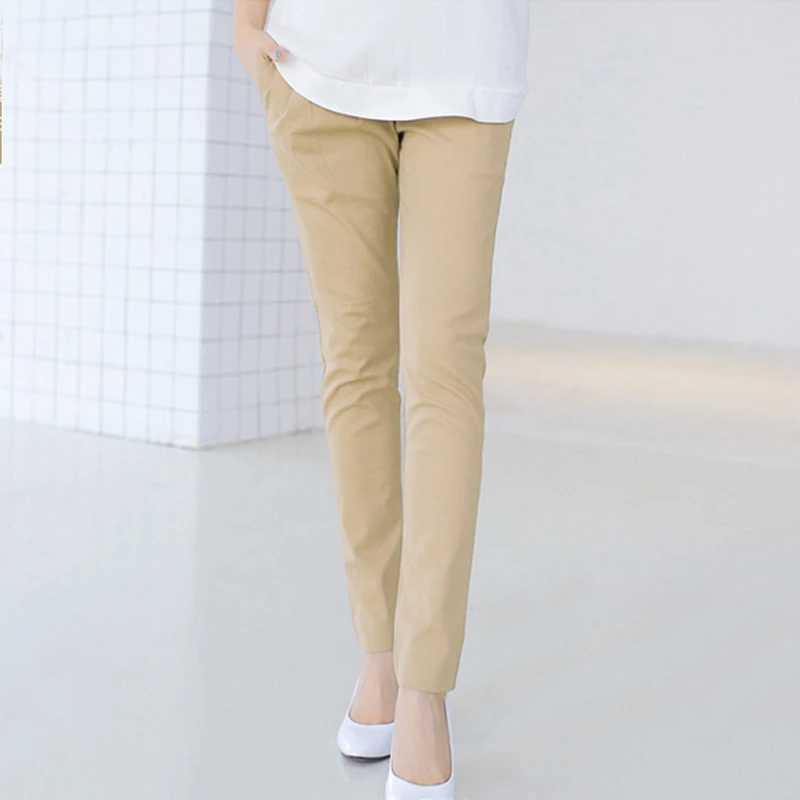 Cotton Pregnant Pants Materni Clothes For Pregnant Women Trousers Pregnancy Pant Gestante Pantalones Embarazada ClothingXJ241217