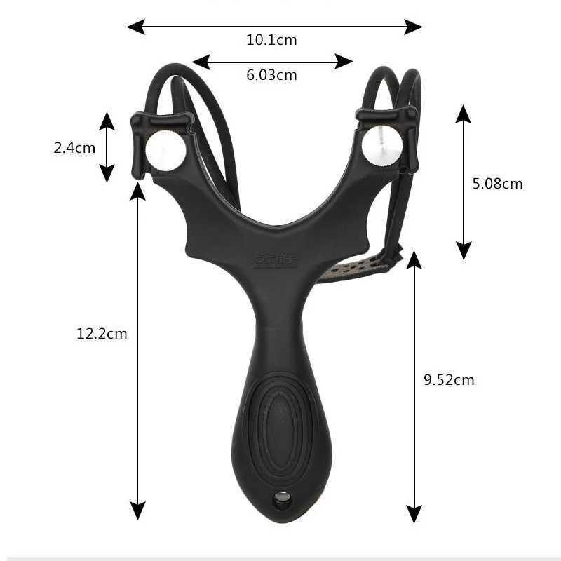 New Powerful Slingshot Binding Card Ball Rubber Shot Target aimed Catapult Sling shot With Round Flat Rubber Band Outdoor ToolsXJ241217