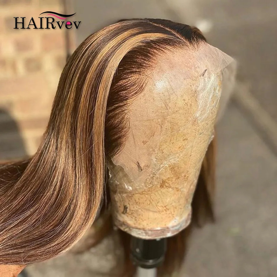 100% Really Wig Long Brazilian Blonde for Women 13x4 Transparent Lace Front Human Hair Preplucked Heat Resistant Highlight Short Bob e curly Wigs