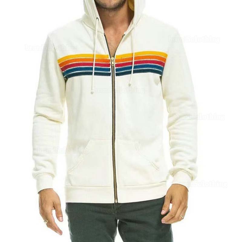 Women hoodys mens designer hoodies hoodie women black white rainbow sweatshirts pocket zip up ladies couple sweatshirt sweat shirt with pants