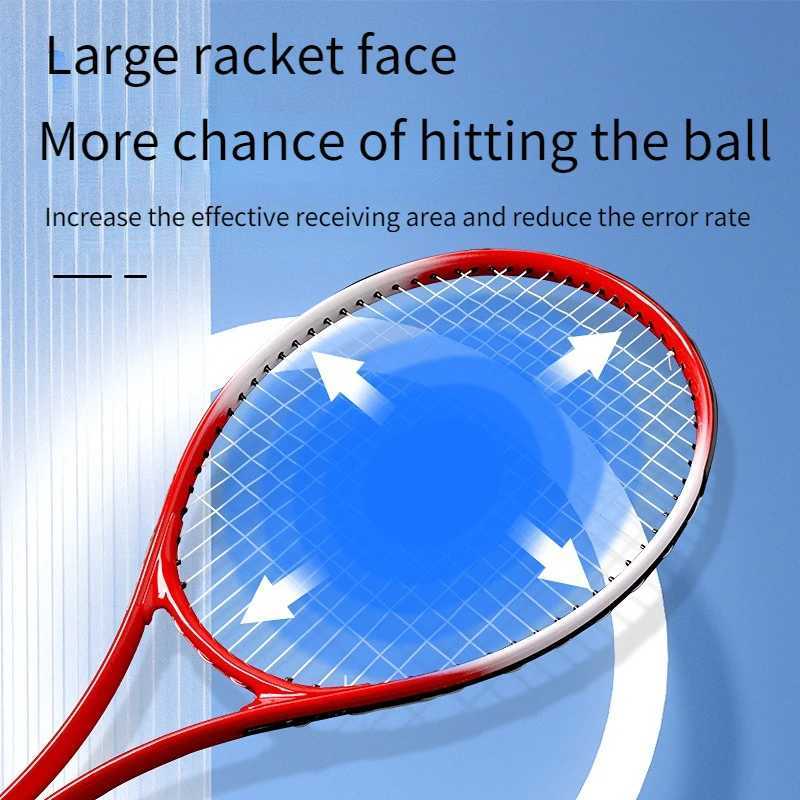 High quality adult tennis racket with neutral aluminum alloy anti slip sports equipmentW241217