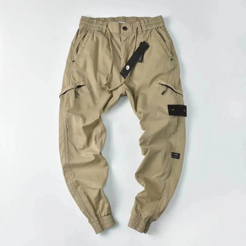 High Quality Badge Patches Mens Track Pant Fashion Letters Stone Designer Jogger Cargo Pants Zipper Fly Long Sports Trousers 4Homme Clothing Island a6