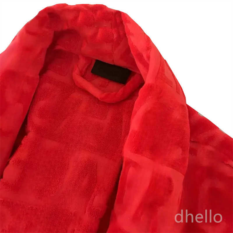 Designer Robe for Women Pajamas Mens Bathrobe Vacation Pjs Set Shawl Collar Pure Cotton Luxury Loungewear Family Couple Bath Sleeprobe Home Wear Sleep