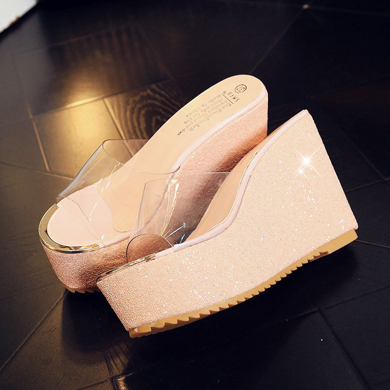 Ddmywed New Style Ladies' With Sponge Cake And Wedge Heel, Versatile Sandals Women, Slippers For Women Chinese Brand Shoes F1217-31 ddmythur
