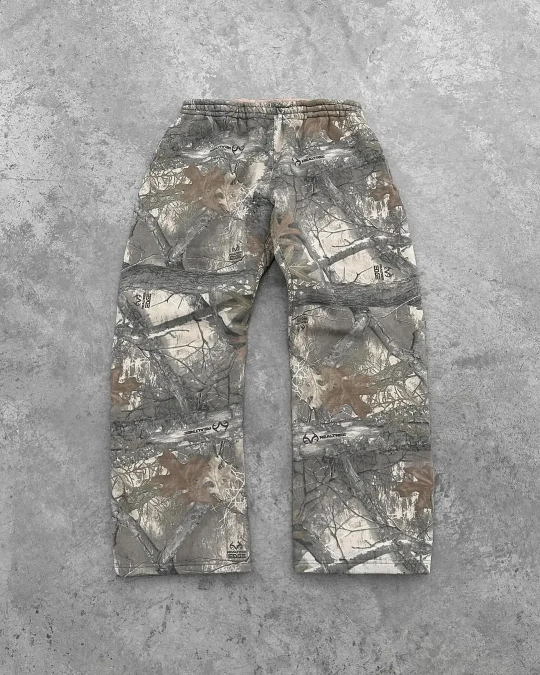 Retro Streetwear Camouflage Set European American Harajuku Zipper Hoodie Y2K Pullover Loose Sweatpants Casual Wide Leg Pant Arua 250103