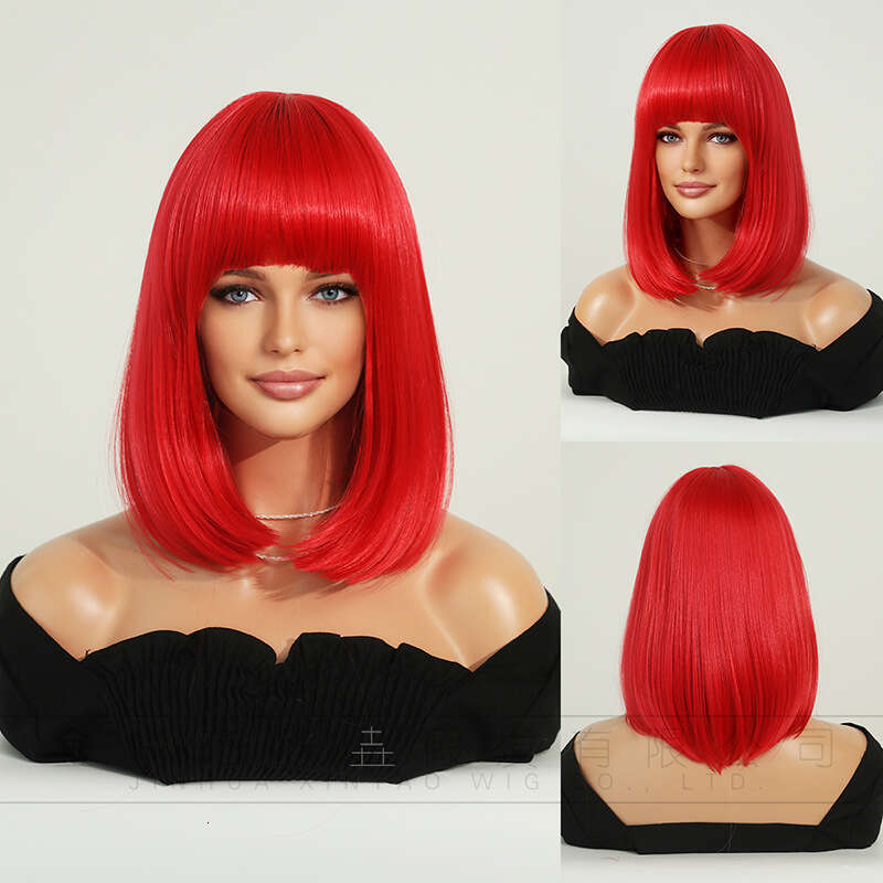 Purple 14 Inch New Purple Bangs Short Hair Wig Kq9 Kq9