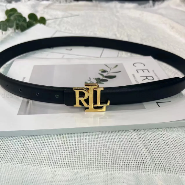 Designer Fashion Belt High Quality Ladies Letter Smooth Buckle French Belt Fashion belt French luxury designer letter belt business leather French 2.5CM with box